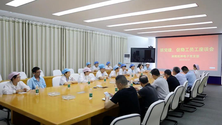 抓黨建、促穩(wěn)工”——炬神電子黨支部為企業(yè)穩(wěn)工獻計獻策